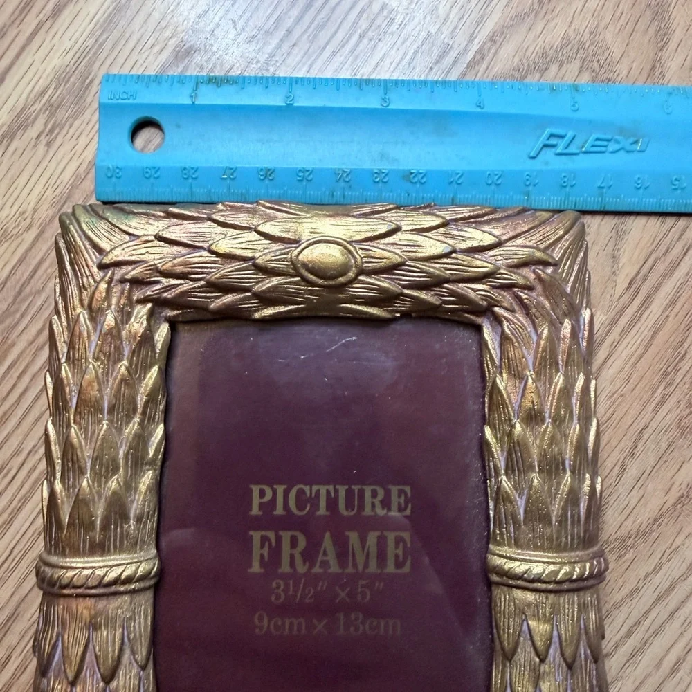 Gold Tone Decorative Picture Frame Decor